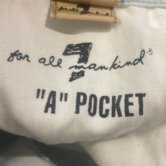 7 for All Mankind A-POCKET Flare Leg Jeans Denim NEW - Picture 6 of 11